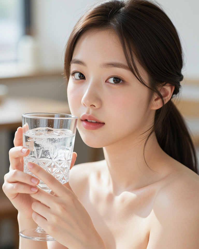 투명한 치유의 한 모금